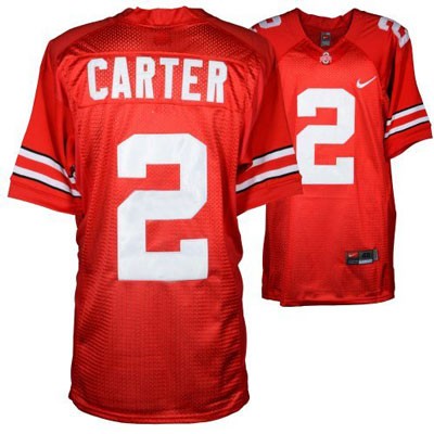 Ohio State Buckeyes Men's Cris Carter #2 Red Authentic Nike College NCAA Stitched Football Jersey MF19Y26QR